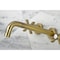 Kingston Brass Roman Tub Faucet, Antique Brass, Wall Mount KS8023ZX - alternate 2